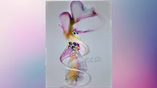 'Sprite' Beautiful Acrylic Dutch Bloom/Swipe Combo #tlp #fluidart #acrylicpouring