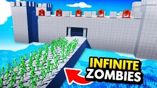 INFINITE ZOMBIE APOCALYPSE vs SKY HIGH RAGDOLL CASTLE (Fun With Ragdolls: The Game Funny Gameplay)