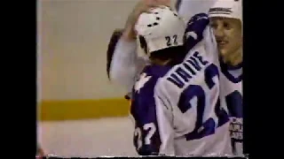 Rick Vaive 50th Goal 1st Leaf Mar 24 1982