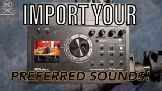 How to Import and Edit Drum Sounds for Roland V Drums