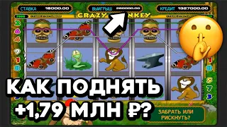 РОСТ 292% в Crazy Monkey, или как я ПОДНЯЛ +1,79 МЛН! Занос недели? Онлайн казино Вулкан Старс 2023!