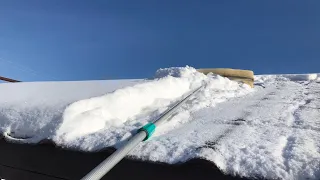 СКРЕБОК для ЧИСТКИ КРЫШ от снега своими руками. Roof snow scraper