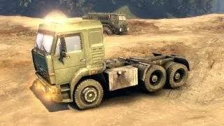 Spin Tires Dev Demo July 2013 - Installing the Kamaz Truck