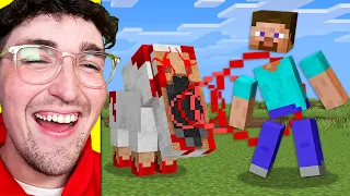 I Scared My Friend with BLOOD Mobs in Minecraft