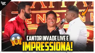 GUSTTAVO LIMA e LEONARDO são surpreendido por CANTOR na LIVE e citam Eduardo Costa!