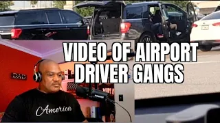 🤬 Airport Uber Gangs In Action | Holding Airport Queue Hostage
