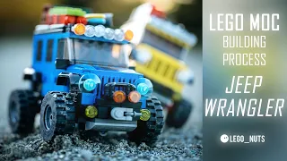 How to build a LEGO JEEP wrangler - LEGO MOC Building Process