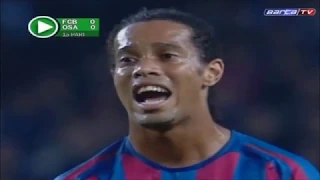 Ronaldinho vs Osasuna (22/10/2005)