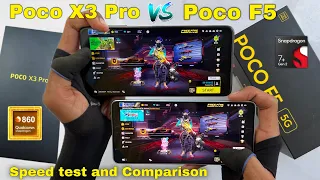 Poco x3 pro VS Poco f5 speed test and comparison and all features