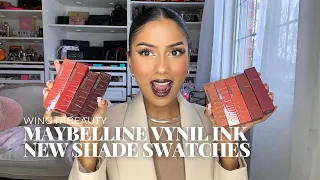 MAYBELLINE VINYL INK | NEW SHADES | LIP SWATCHES