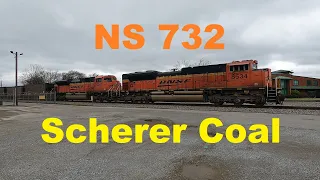 NS 732 - Powder River Coal for Plant Scherer - All BNSF Power