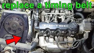 easy method to replace timing belt