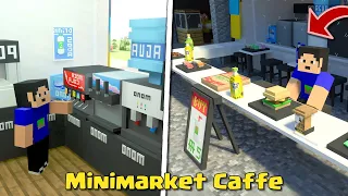Membuat Minimarket Coffee dengan Addon Furniture di MCPE