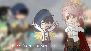 MCYT/DSMP react to ✨Technoblade duos✨ | 1/? | GACHA CLUB | KIWII