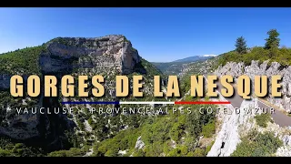 Gorges de la Nesque - D942 - Vaucluse - Provence - Mont Ventoux - Motorcycle