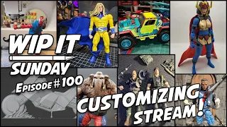 Customizing WIP Sunday Live - Action Figures Customizing - WIP IT Sunday Live - Episode #100