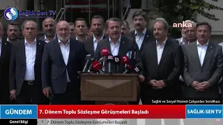 Memur-Sen Genel Başkanı Ali Yalçın Toplu Sözleşme Toplantısı Öncesinde Açıklamalarda Bulundu.