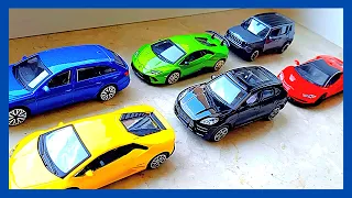 Bburago diecast cars moving by hand on the windowsill | car model Scale 1/43 Super Cars