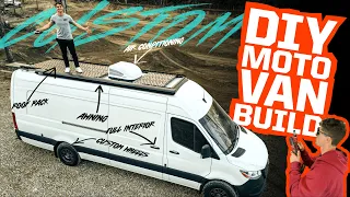 Custom DIY Moto Van Build!! - Kevin Moranz