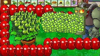 99 Threepeater vs O-Nut vs Dr Zomboss | Plants vs Zombies