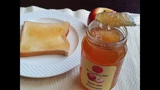 Homemade Apple Jam Without Artificial Colours And Preservatives