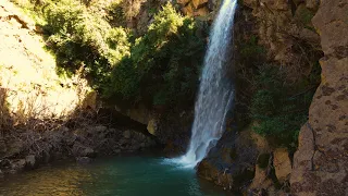 1 Hour of The Saar Waterfall (no loop no music) (4K Ultra Hd)