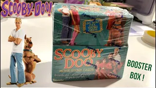 Unboxing a Scooby Doo 2002 Booster Box from Inkworks! (Vintage Hobby Box of Movie Story Cards 2)