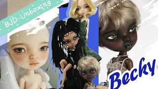 【Bjd Unboxing】METISDOLL-Becky 1/6 Big head lady (chocolate🍫 + ob24 white skin)