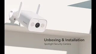 Spotlight Security Cam Unboxing & Installation