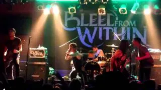 Bury Tomorrow - Anything With Teeth / Waxed Wings Live in Mephisto 1-11-12