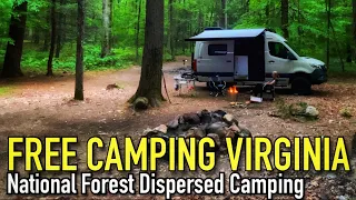 YES VIRGINIA… FREE GREAT CAMPING // Overlanding George Washington National Forest  In Revel (1of3)