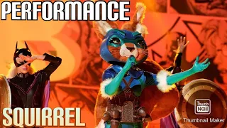 Squirrel Performs "Try" By P!nk | Masked Singer | S9 E4