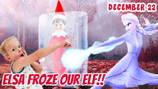 Elsa FROZE our Elf