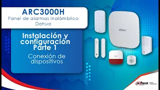 Configuración Alarma ARC3000H Dahua - Parte 1 conexión de dispositivos