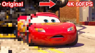What Disney Pixar's 'Cars (2006)' Looks Like in 4K 60FPS (Remastered by Artifical Intelligence)