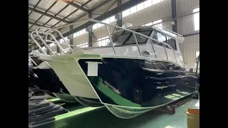 ROGER'S CRAFT --  8 8 Meters Twin Hull Aluminum Catamaran Fishing Boat