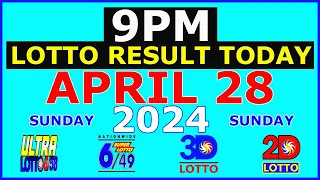 Lotto Result Today 9pm April 28 2024 (PCSO)