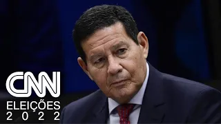 Mourão à CNN: Há "certo exagero" em decisões de Moraes | JORNAL DA CNN