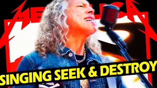 KIRK HAMMETT SINGING SEEK AND DESTROY (RARE) #METALLICA