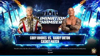 WWE 2K24: Cody Rhodes vs Randy Orton Casket Match - Battle of the Titans!