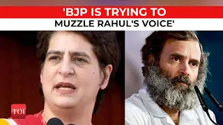 Priyanka Gandhi Vadra reacts to Rahul Gandhi's disqualification: Does BJP support the corrupt?