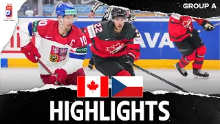 Highlights | Canada vs. Czechia | 2024 #MensWorlds