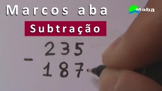 SUBTRAÇÃO - Aprenda a fazer conta de menos (subtrair) - aula 01