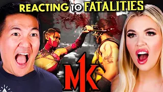 Mortal Kombat Noobs React To MK1's Most Insane Fatalities!