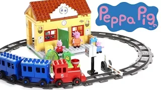 Peppa Pig - BIG 57079 Peppa Pig Конструктор игровой Железнодорожная станция