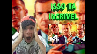 REAGINDO a MICHAEL, FRANKLIN & TREVOR | V #react #gta5 #m4rkim