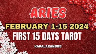 OFFERS NG LOVE, WORK! IKAW ANG NASA SPOTLIGHT! ♈️ ARIES FEBRUARY 1-15, 2024 Money/Love #KAPALARAN888