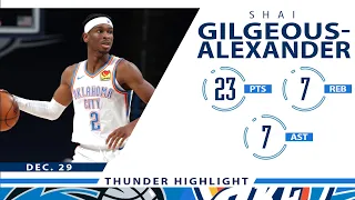 Shai Gilgeous-Alexander's Full Highlights: 23 PTS, 7 AST vs Magic | 2020-21 Season - 12.29.20