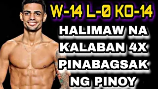 HALIMAW NA UNDEFEATED PROSPECT 4X PIMABAGSAK NG PINOY | 14W - 14KO HINDI UMUBRA SA LAKAS NG PINOY