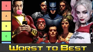 Worst to Best: DCEU Movies - Tier List (2013-2022)